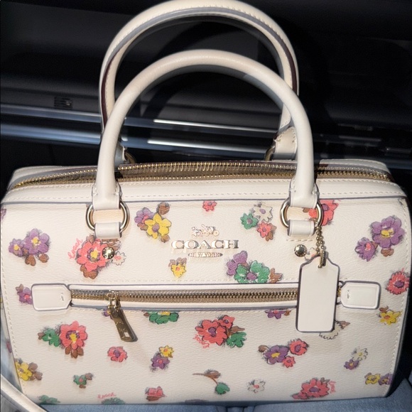 Coach Floral White Handbag - Picture 2 of 7
